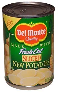Del Monte, Sliced New Potatoes, 14.5oz Can (Pack of 6)