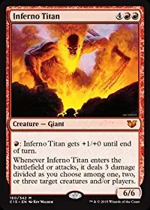 Magic The Gathering - Inferno Titan (160/342) - Commander 2015