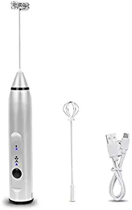 Multi-Purpose USB Hand Blender With Whisk, Milk Frother Attachments For Smoothies, Purée, Sauce
