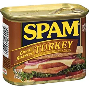 Hormel Spam, Oven Roasted Turkey, 12 Oz. (Pack of 3)