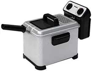 T-fal FR4046002 Filtra Pro 2.6-Pound / 3-Liter Deep Fryer with Stainless Steel Waffle and Filter Screen, Silver