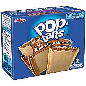 Kellogg's Pop-Tarts Frosted Toaster Pastries Frosted Brown Sugar Cinnamon, 12 Count (Pack of 3)