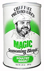 Chef Paul Poultry Magic Seasoning, 24-Ounce Canisters (Pack of 2)
