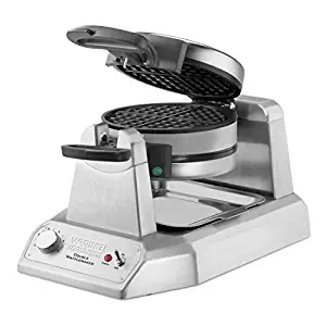Waring Commercial WWD200 Classic Double Waffle Maker, Silver
