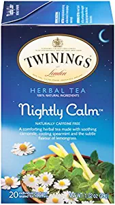 Twinings of London Nightly Calm Herbal Tea, 20 Count (Pack of 6)