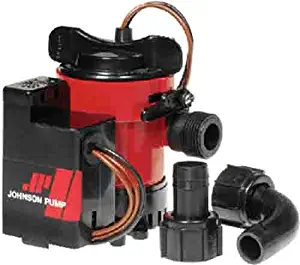 Johnson Pump 06203-00 Cartridge Combo Automatic Submersible 12V Bilge Pump - 1250 GPH, 1-1/8" Discharge