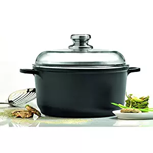 Eurocast Professional Cookware 10" Stock Pot with Glass Lid