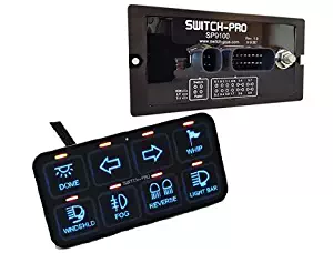 Switch Pros SP-9100 8-Switch Panel Power System With Concealed Mounting Hardware