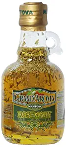 Rosemary EVOO Grand'aroma 8.5 Oz, all natural ingredients, is accented with fresh rosemary for an aromatic and versatile condiment. Made in Italy