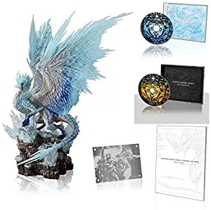 Monster Hunter World: Iceborne Velkhana Figure Statue & Art Book & Sound Truck 2 Set & Metal Plate Japan Original Limited Box (Product Code Not Included : Figure Statue Only)