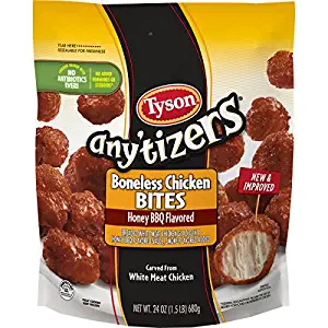 Tyson Anytizers,Smoke Honey Barbecue Chicken Wings, 24oz.