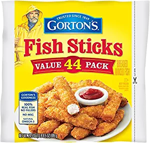 Gorton's, Crunchy Breaded Fish Sticks, 44 Count (Frozen)
