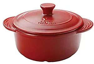 Aroma HousewaresDoveware Dutch Oven, 4.0 quart, Ruby Red