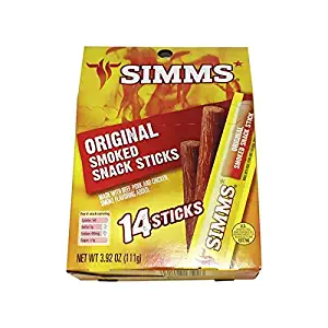Simms Original Smoked Snack Jerky Sticks - 14 Sticks