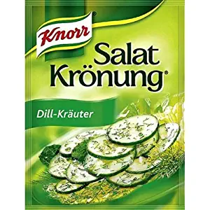 Knorr Dill & Herbs Salad Dressing (Salat Kroenung) - Pack of 4 X 5 Pcs Ea.