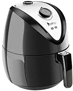 WESOKY Air Fryer,2.85QT 1500W xl Large digital Electric air fryer oven,Toaster Roaster Pizza Grill Healthy Efficient Heat Circulation,Black
