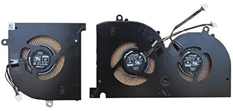 Z-one Fan Replacement for MSI GS75 P75 MS-17G1 MS-17G2 Series CPU+GPU Cooling Fan (2Fans) 4-Wires 4-pins