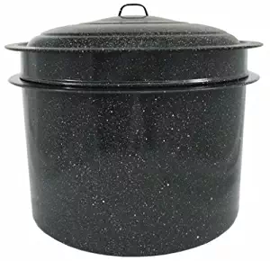 Granite Ware 6323-1 33-Quart Crab and Crawfish Cooker with Steamer/Drainer Insert, 3-Piece