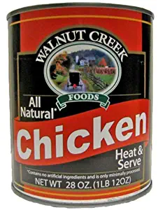 Walnut Creek All-Natural Chicken Pieces, Favorite Amish Food, 28 Oz. Can (Case of 12)