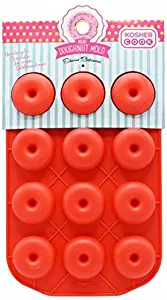 Mini Donut Shaped Silicone Mold - Freeze, Bake and Jel for Candy, Cookies, Ice Cube, Chocolate and More - Oven and Freezer Safe – Chanukah Cookware and Bakeware by The Kosher Cook