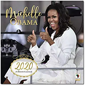 African American Expressions - 2020 Black Calendar, Michelle Obama, 12 x 12 Inches WC-183