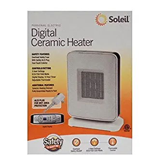 Soleil PTC-910B Sole Digital Ceramic Heater
