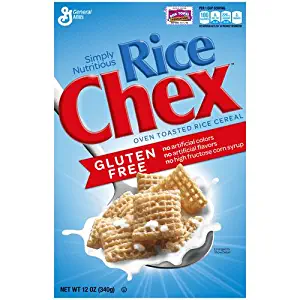 General Mills Rice Chex Oven Toasted Gluten Free 12 Oz. Pack Of 3.