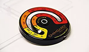 EXCITING EASY TO READ GRAPHICS. ChimGard Energy Meter (3-4) Woodstove Thermometer. Durable genuine porcelain enamel with yellow, orange and red zones clearly indicated on black case.