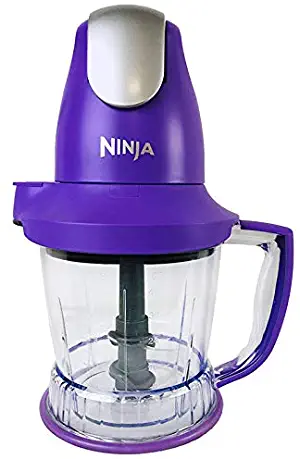 Ninja Storm Master Prep Food Processor Blender Powerful One Touch 450W Motor Pod BPA-Free Pitcher Dishwasher Safe QB751Q (Renewed) (Purple)
