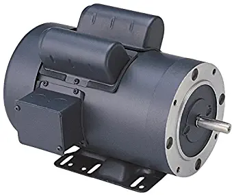Leeson 110908.00 General Purpose C Face Motor, 1 Phase, 56C Frame, Rigid Mounting, 1HP, 1800 RPM, 115/208-230V Voltage, 60Hz Fequency