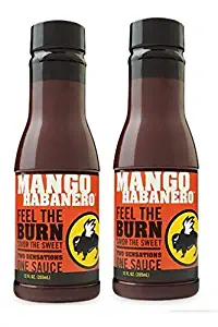 Buffalo Wild Wings Barbecue Sauces, Spices, Seasonings and Rubs For: Meat, Ribs, Rib, Chicken, Pork, Steak, Wings, Turkey, Barbecue, Smoker, Crock-Pot, Oven (Mango Habanero, (2) Pack)