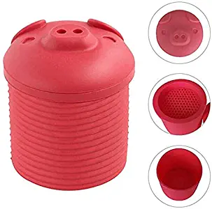 Bacon Grease Container With Strainer Bin Bacon Grease Strainer And Collector Of Silicone Enamel On Steel Bacon Grease Can Best For Storing Fats For Keto And Paleo Cooking Oil And Drippings。