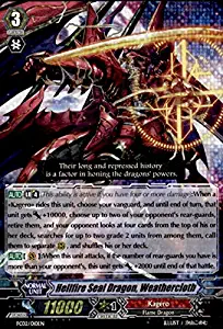 Cardfight!! Vanguard TCG - Hellfire Seal Dragon, Weathercloth (FC02/010EN) - Fighter's Collection 2014