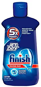 Finish Jet-Dry Rinse Aid, 8.45oz, Dishwasher Rinse Agent & Drying Agent
