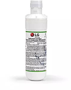 LG LT1000P Refrigerator Water Filter, Filters up to 200 Gallons of Water, Compatible with Select l LG French Door and Side-by-Side Refrigerators with SlimSpace Plus Ice System