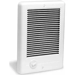 Cadet CSC152TW Com-Pak 1500-Watt, 240V complete wall heater with thermostat, white