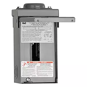 Square D by Schneider Electric HOM24L70RBCP Homeline 70-Amp 2-Space 4-Circuit Outdoor Main Lugs Load Center