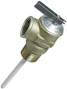 Camco 10471/10473 3/4" Temperature and Pressure Relief Valve with 4" Epoxy-Coated Probe