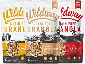 Wildway Vegan, Paleo, Gluten-free Granola – Variety 8oz