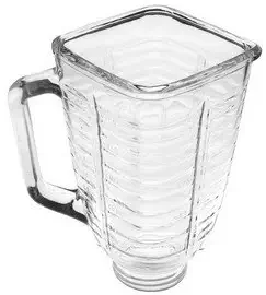 5 Cup Glass Square Top Blender Jar, Fits Oster & Osterizer
