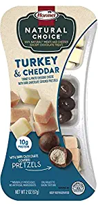 Hormel Natural Choice Oven Roasted Turkey & White Cheddar With Chocolate Pretzels, 2 Oz