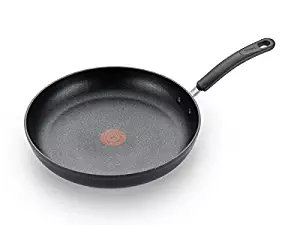 T-fal C5610564 Titanium Advanced Nonstick Thermo-Spot Heat Indicator Dishwasher Safe Cookware Fry Pan, 10.5-Inch, Black