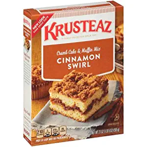 Krusteaz Cinnamon Swirl Crumb Cake & Muffin Mix - Pack of 2