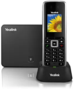 Yealink W52P DECT Cordless IP Phone and BaseStation. 1.8-Inch Color LCD. 10/100 Ethernet, 802.3af PoE, Power Adapter Included