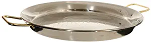 Garcima 22-Inch Stainless Steel Paella Pan, 55cm