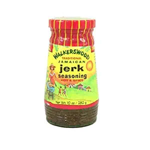 Walkerswood Jamaican Jerk Seasoning Hot, 10-Ounce Bottles (Pack of 4)