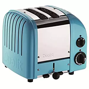 Dualit 2 Slice Classic Toaster, Azure Blue