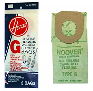 Type G Hoover Vacuum Cleaner Replacement Bag (3 Bags)