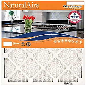 Flanders PrecisionAire 84857.01183 NaturalAire Odor Eliminator Air Filter with Baking Soda, MERV 8, 18 x 30 x 1-Inch, 4-Pack