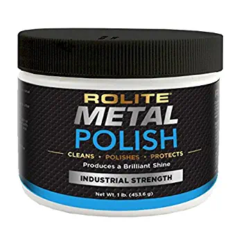 Rolite Metal Polish Paste – 1lb, Industrial Strength Polishing Cream for Aluminum, Chrome, Stainless Steel & Other Metals, 1 Pack